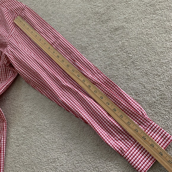 Atlanta‎ United FC Shirt Mens XL Red Check Button Up Business Long Sleeve - Picture 6 of 9